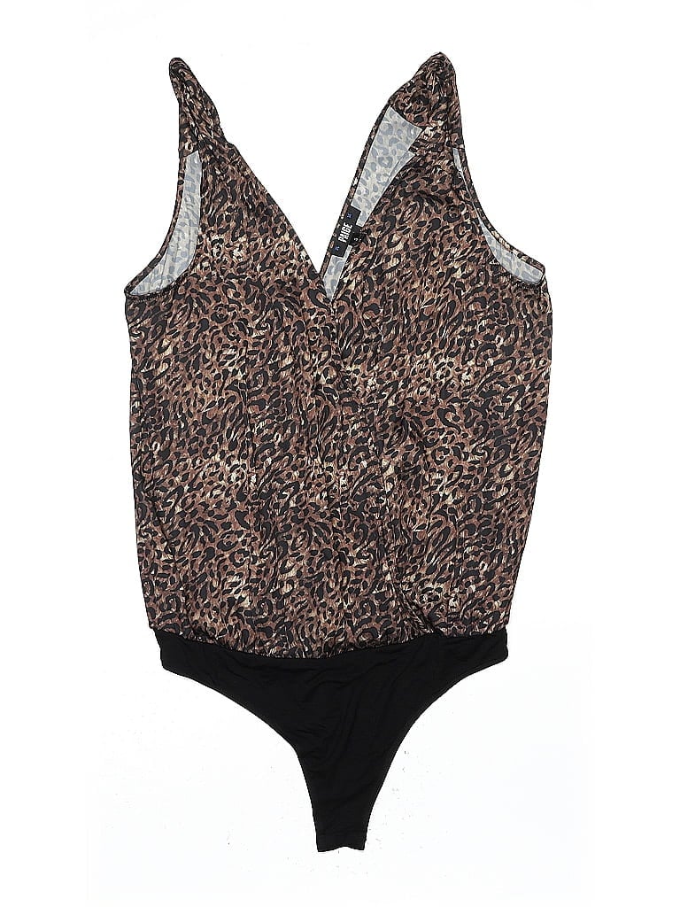 Pre-owned Paige Bodysuit In Brown