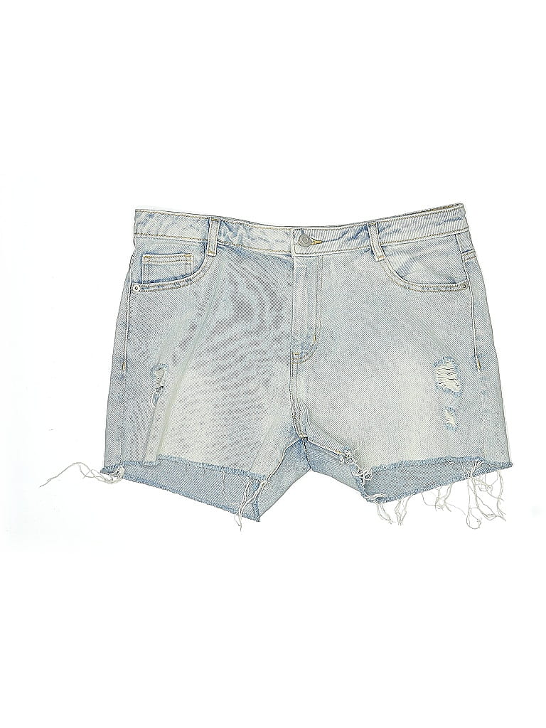 Click to view more detailed imagery on our partner's website Pre-owned Avec Les Filles Denim Shorts In Blue