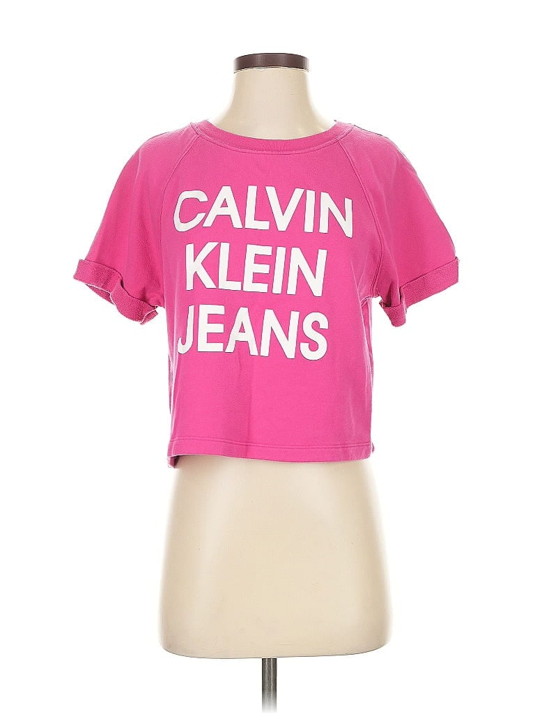Pre-owned Calvin Klein Jeans Est.1978 Calvin Klein Jeans Short Sleeve T-shirt In Pink