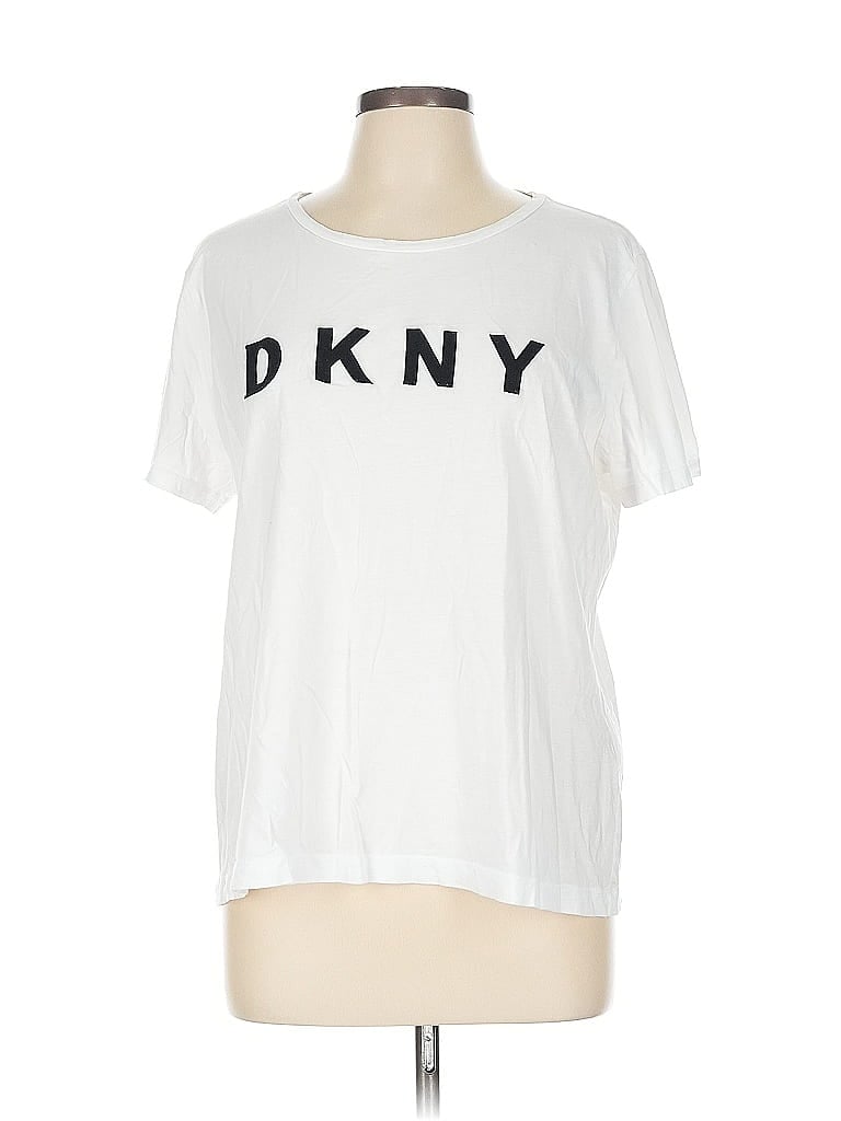 Click to view more detailed imagery on our partner's website Pre-owned Dkny Short Sleeve T-shirt In White