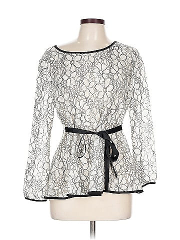 Allegra K 3/4 Sleeve Blouse (view 1)