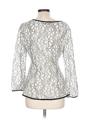 Allegra K 3/4 Sleeve Blouse (view 2)