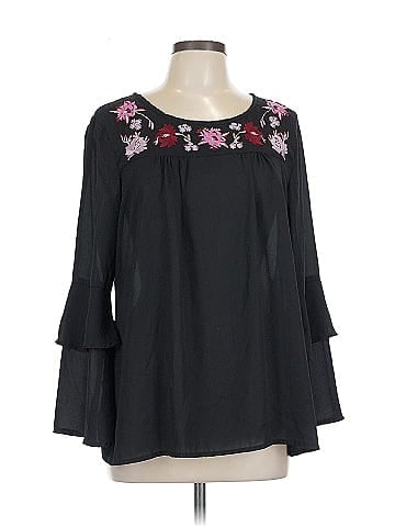Ruff Hewn 3/4 Sleeve Blouse (view 1)