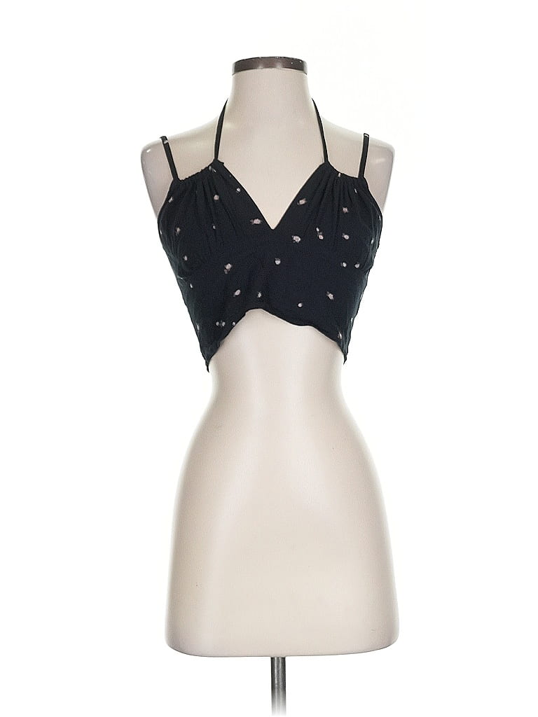 Click to view more detailed imagery on our partner's website Pre-owned Bp. Tank Top Black Halter Neckline Tops