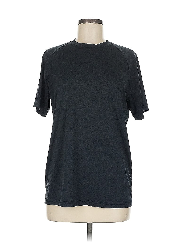 Pre-owned Unbranded Active T-shirt In Black