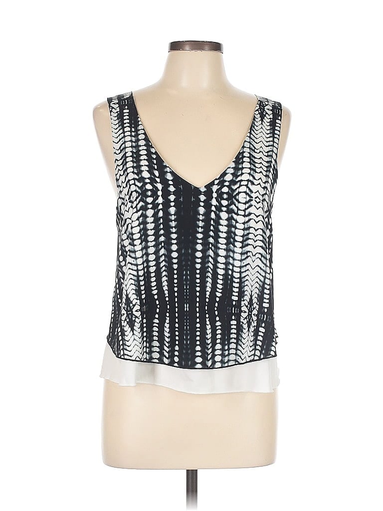 Pre-owned Tyche Sleeveless Blouse In Silver