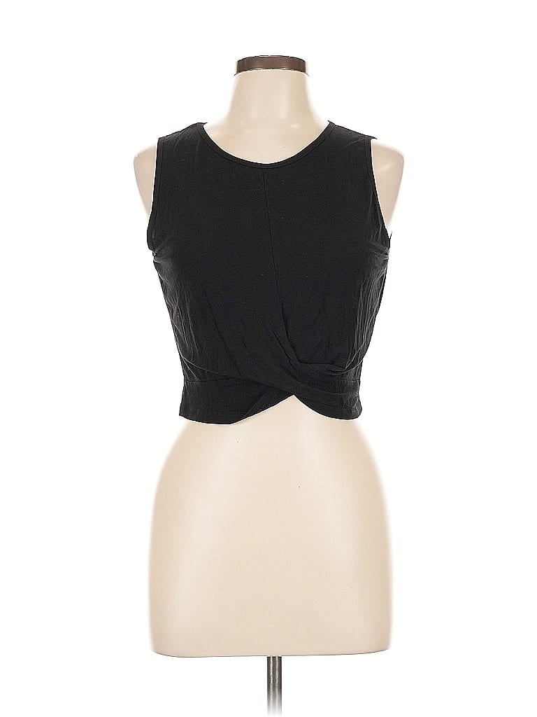 Pre-owned Unbranded Sleeveless Blouse In Black
