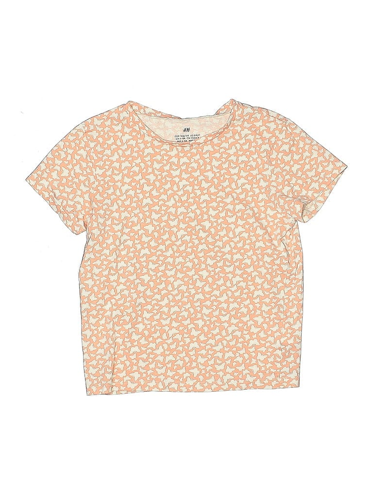 H&M Pre-owned Kids' Short Sleeve T-shirt In Orange