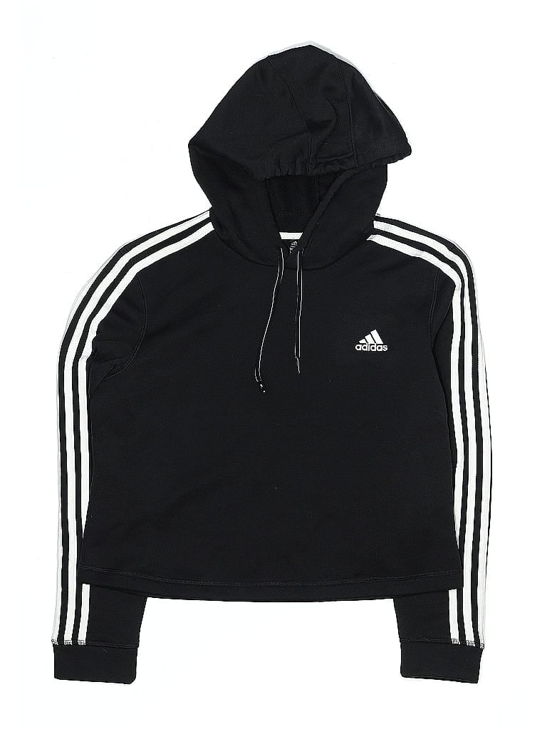 Click to view more detailed imagery on our partner's website Pre-owned Adidas Originals Kids' Pullover Hoodie In Black