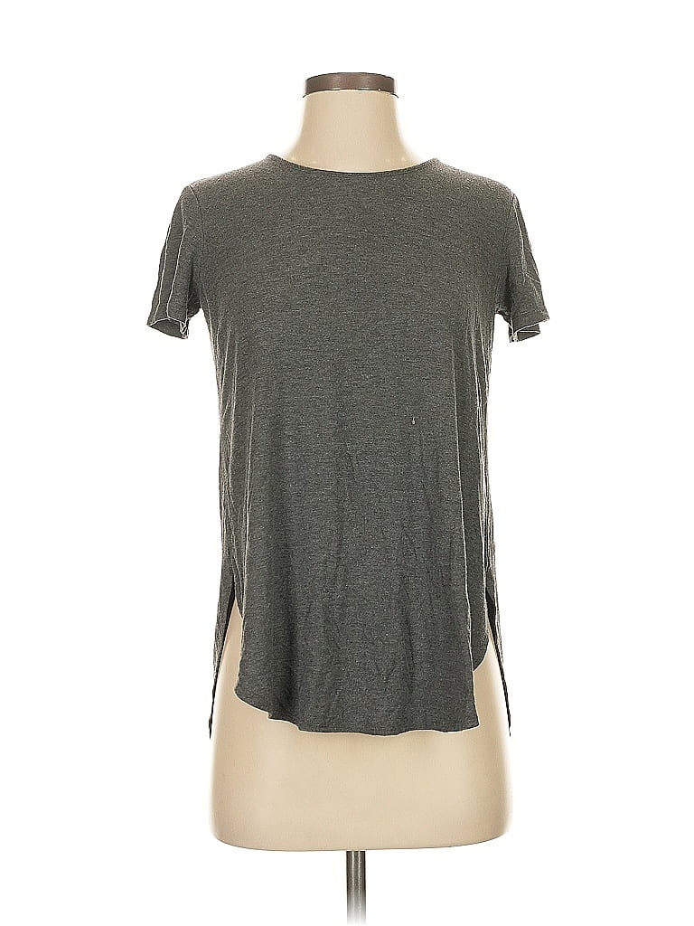 Pre-owned Theory Short Sleeve T-shirt In Gray