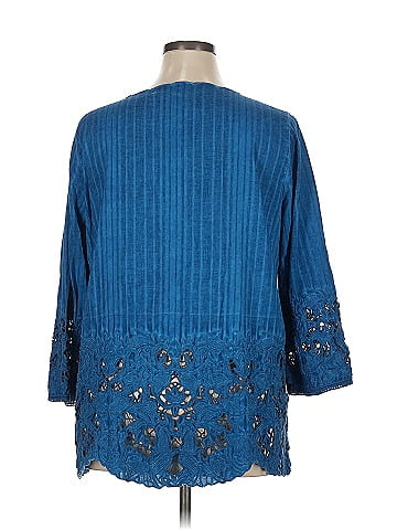 Soft Surroundings 3/4 Sleeve Blouse (view 2)