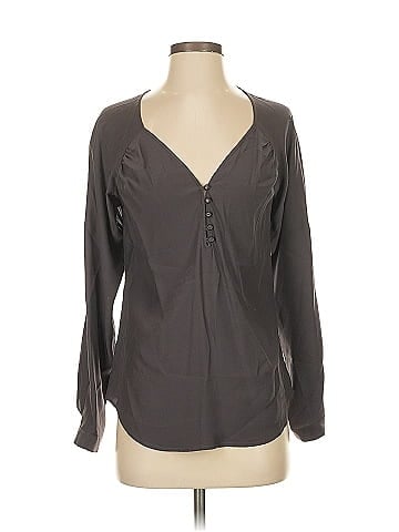 Twelfth Street by Cynthia Vincent Long Sleeve Silk Top (view 1)