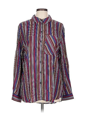 Velvet Heart Long Sleeve Button-Down Shirt (view 1)