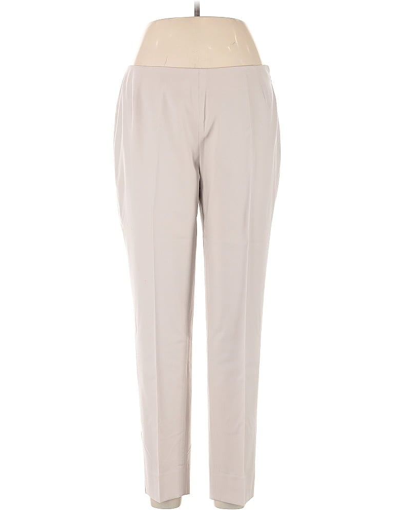 Pre-owned Lafayette 148 Wool Pants In Gray