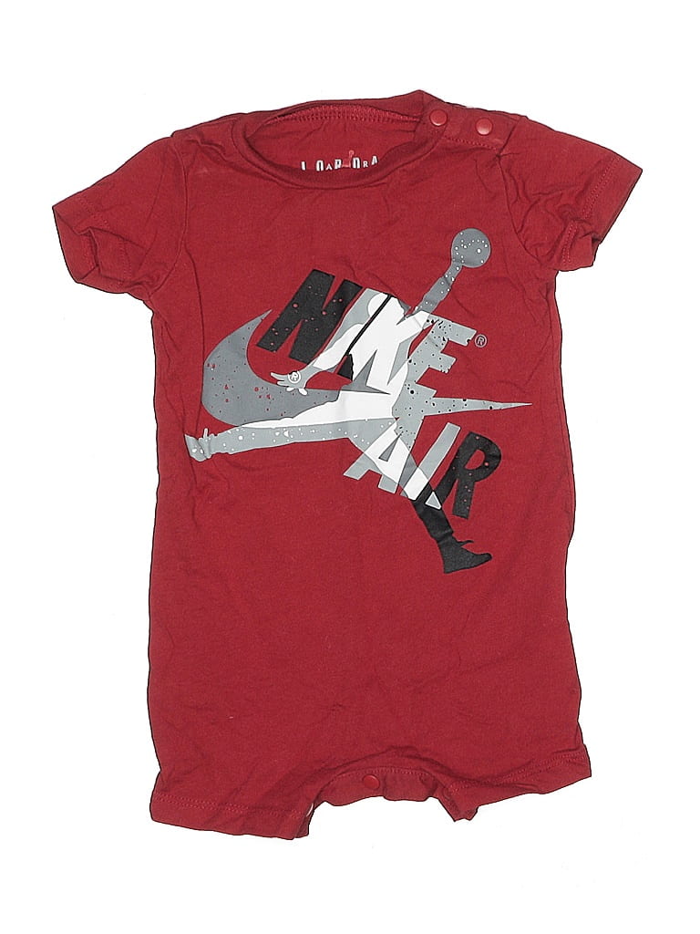 Click to view more detailed imagery on our partner's website Pre-owned Air Jordan Babies' Short Sleeve Outfit In Red