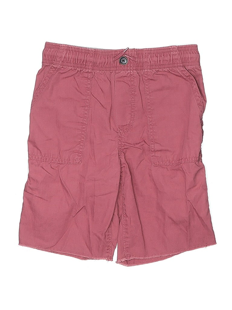 Click to view more detailed imagery on our partner's website Pre-owned Oshkosh B'gosh Kids' Cargo Shorts In Burgundy