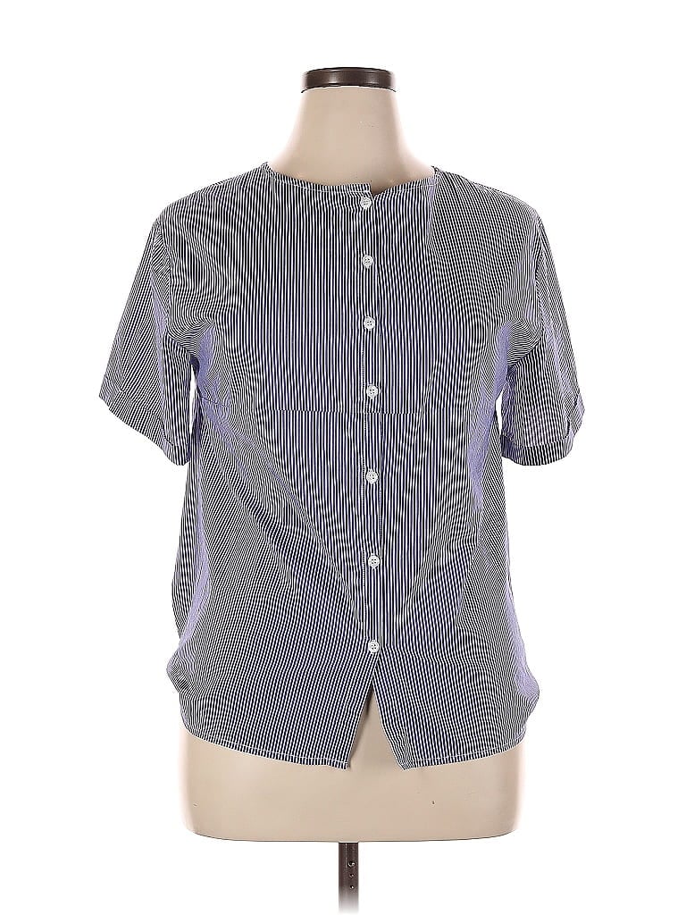 VELVET HEART Pre-owned Short Sleeve Blouse In Gray