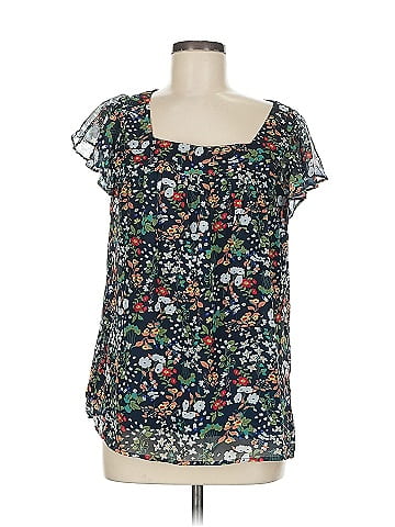 Allegra K Short Sleeve Blouse (view 1)