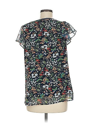 Allegra K Short Sleeve Blouse (view 2)