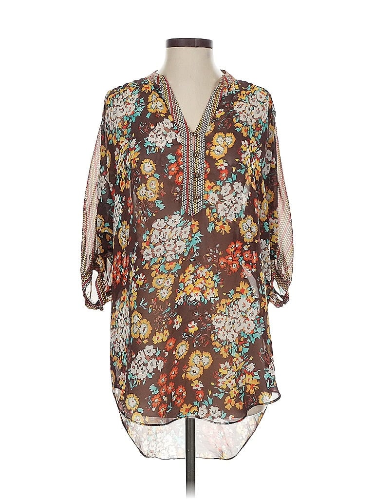 Click to view more detailed imagery on our partner's website Pre-owned Ivy Jane 3/4 Sleeve T-shirt In Brown