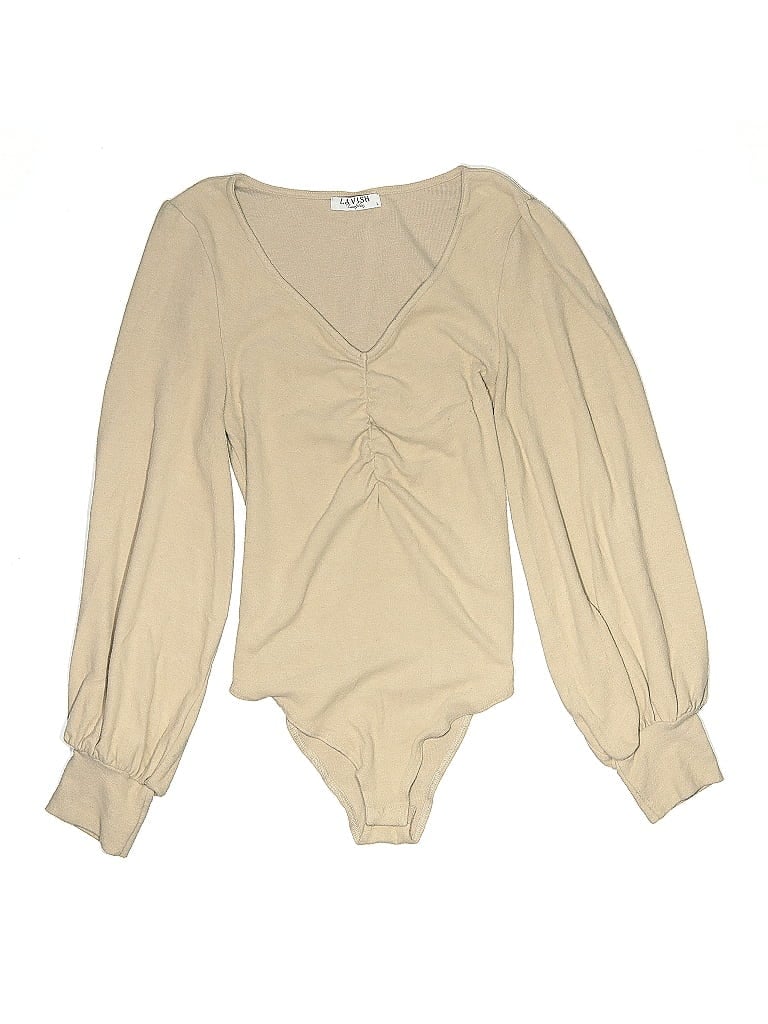 Pre-owned Lavish Bodysuit In Brown