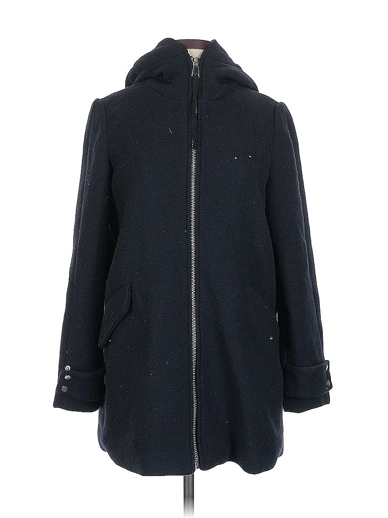 Pre-owned Mng Coat In Blue