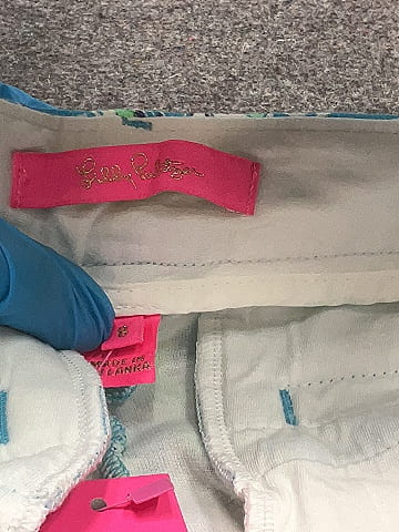 Lilly Pulitzer Paisley Blue Shorts Size 8