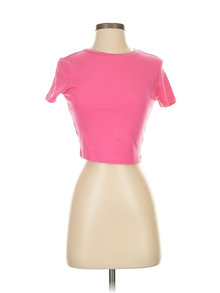 Pre-owned Wild Fable Short Sleeve T-shirt In Pink