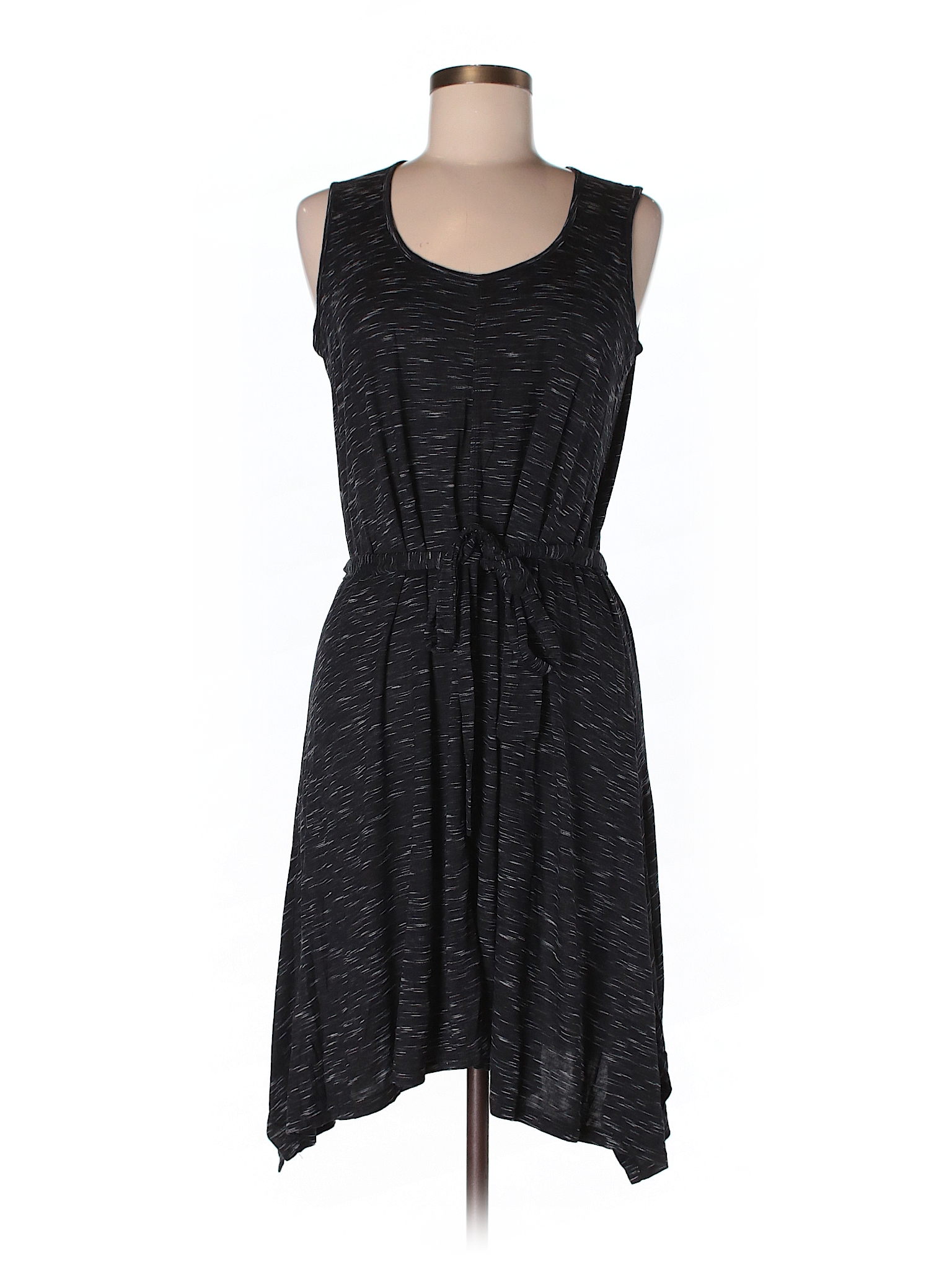 Belle Gray by Lisa Rinna Print Black Casual Dress Size M (Petite) - 71% ...