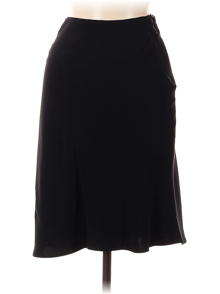Pre-owned Giorgio Armani Silk Skirt In Black