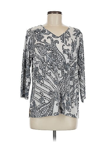 Bob Mackie 3/4 Sleeve Top (view 1)