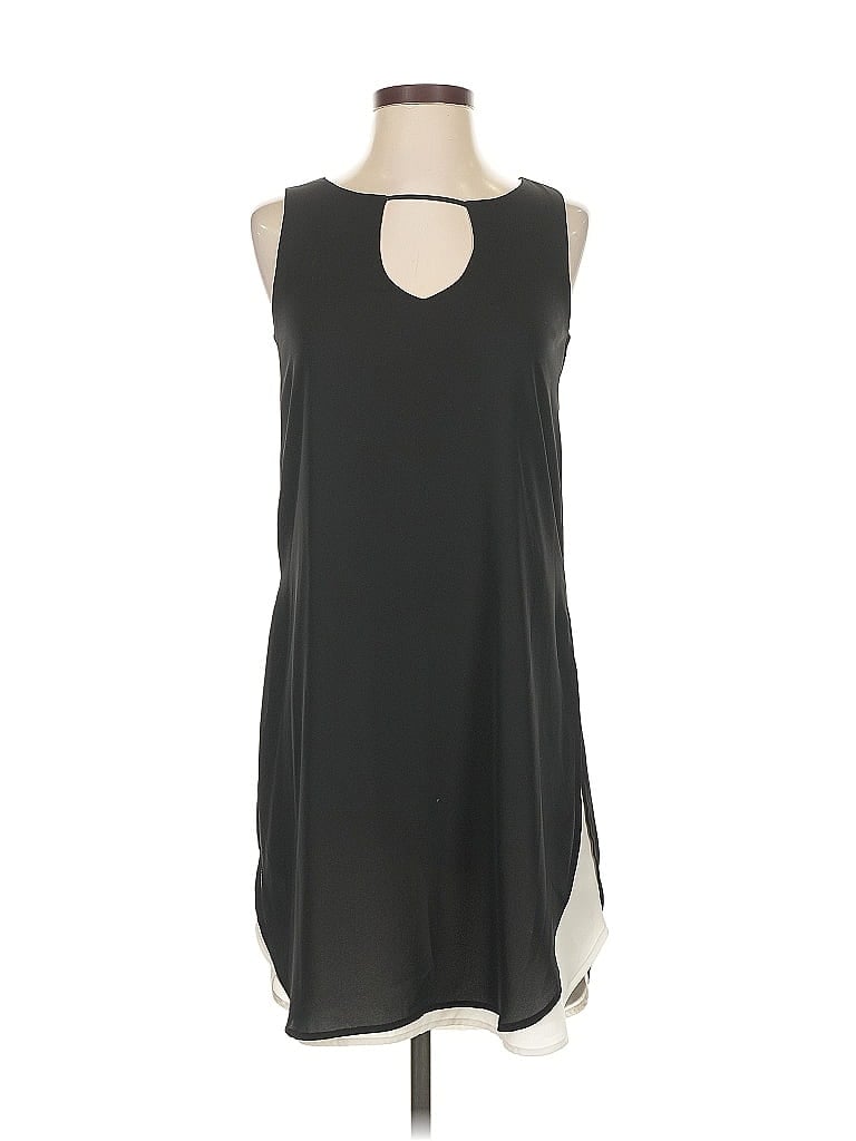 Pre-owned Bar Iii Casual Dress In Black