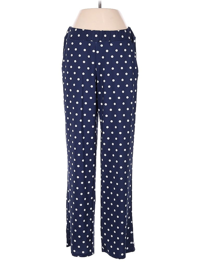 Pre-owned Lands' End Casual Pants In Blue