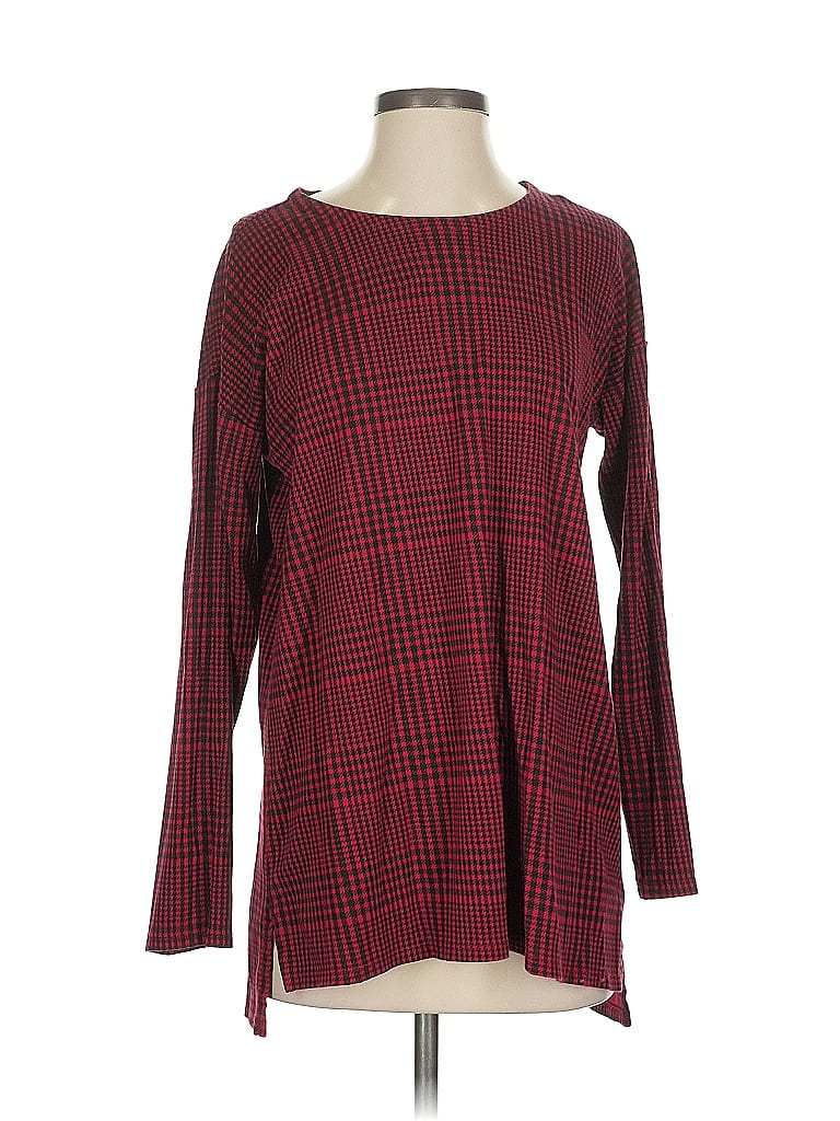 Click to view more detailed imagery on our partner's website Pre-owned Jjill Long Sleeve T-shirt In Burgundy