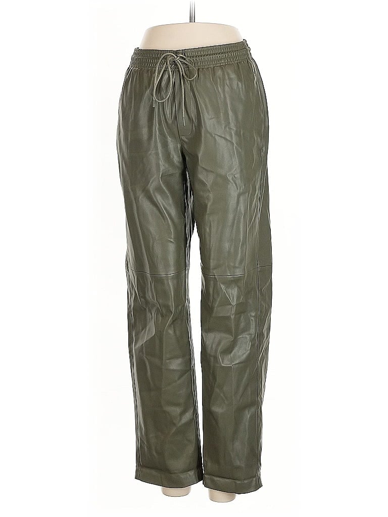 Pre-owned Mng Casual Pants In Green
