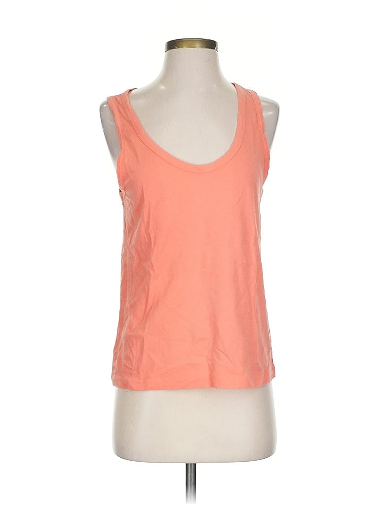 Pre-owned Z Supply Tank Top Orange Halter Neckline Tops
