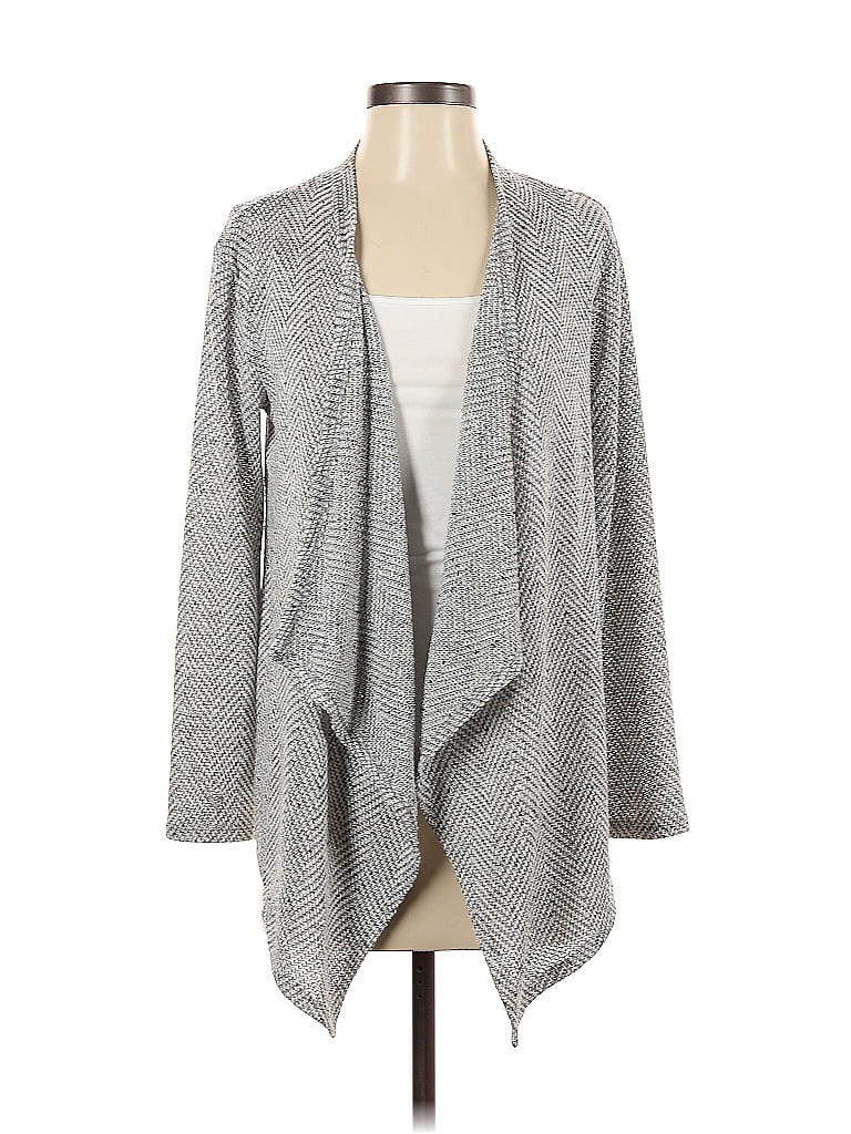 Pre-owned Chenault Cardigan Sweater In Gray