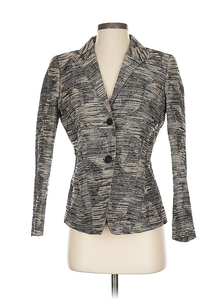 Pre-owned Lafayette 148 Blazer Jacket In Gray