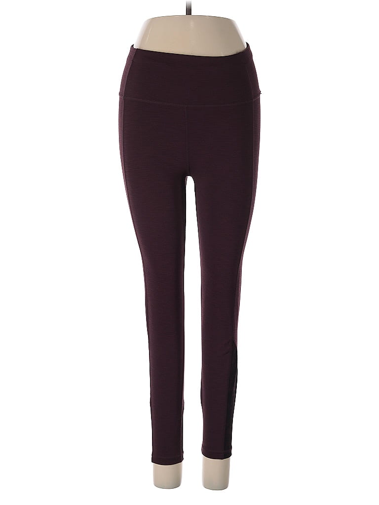 Pre-owned Sweaty Betty Active Pants In Burgundy