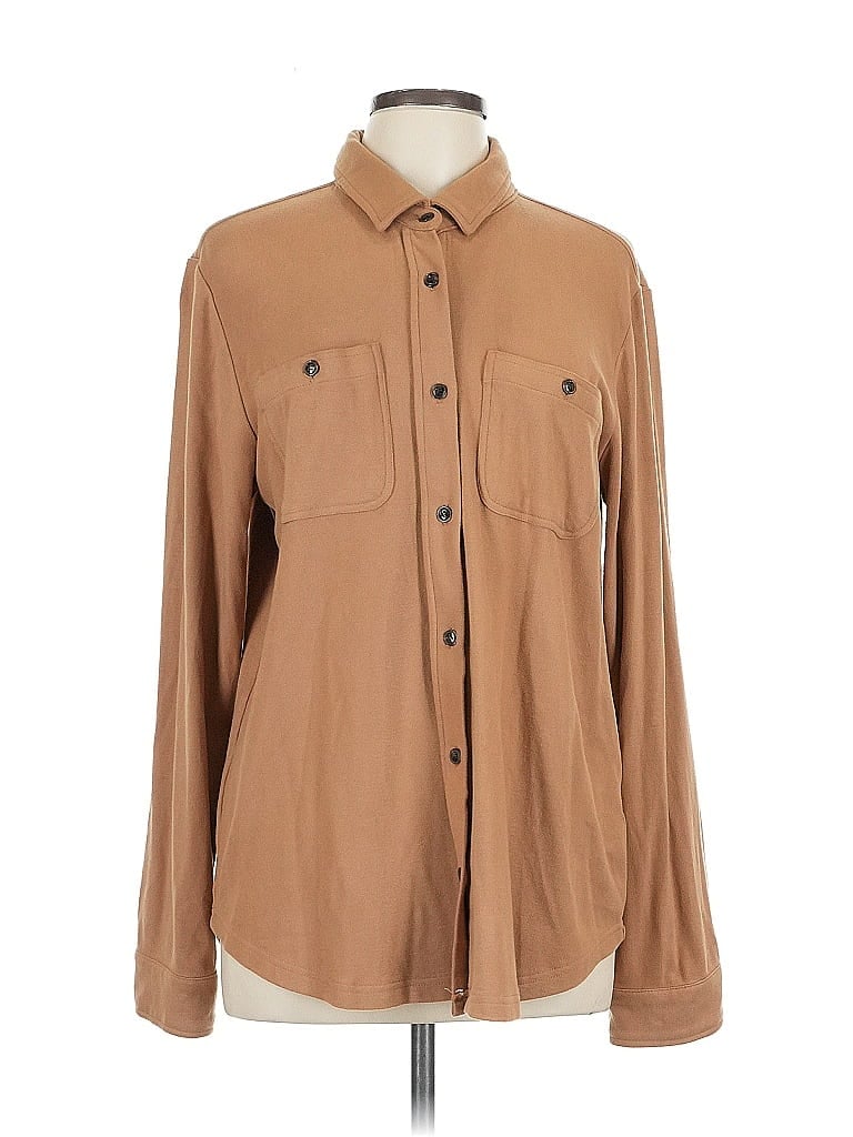 Pre-owned Assorted Brands Cardigan Sweater In Brown