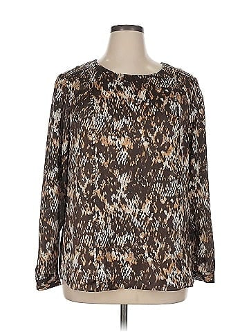 Anne Klein Long Sleeve Blouse (view 1)