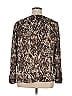 Anne Klein 100% Polyester Brown Long Sleeve Blouse Size 1X - photo 2