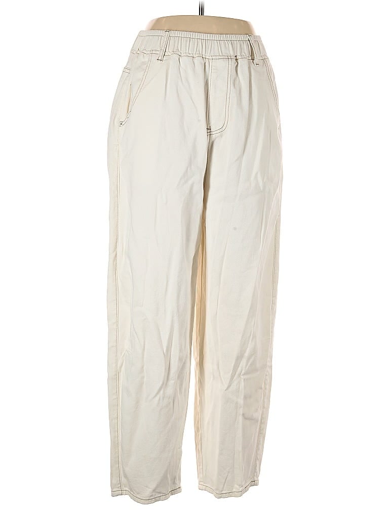 Pre-owned Unbranded Casual Pants In White