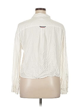 Universal Thread Ivory Long Sleeve Button-Down Shirt Size L