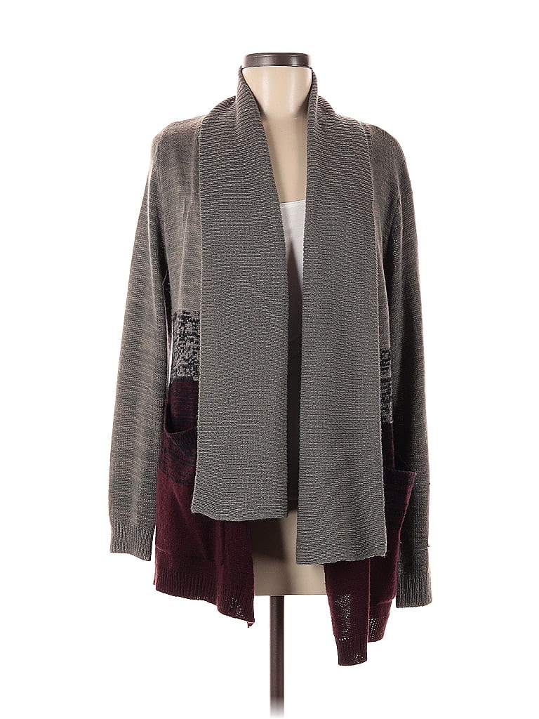 Pre-owned John & Jenn Cardigan Sweater In Gray