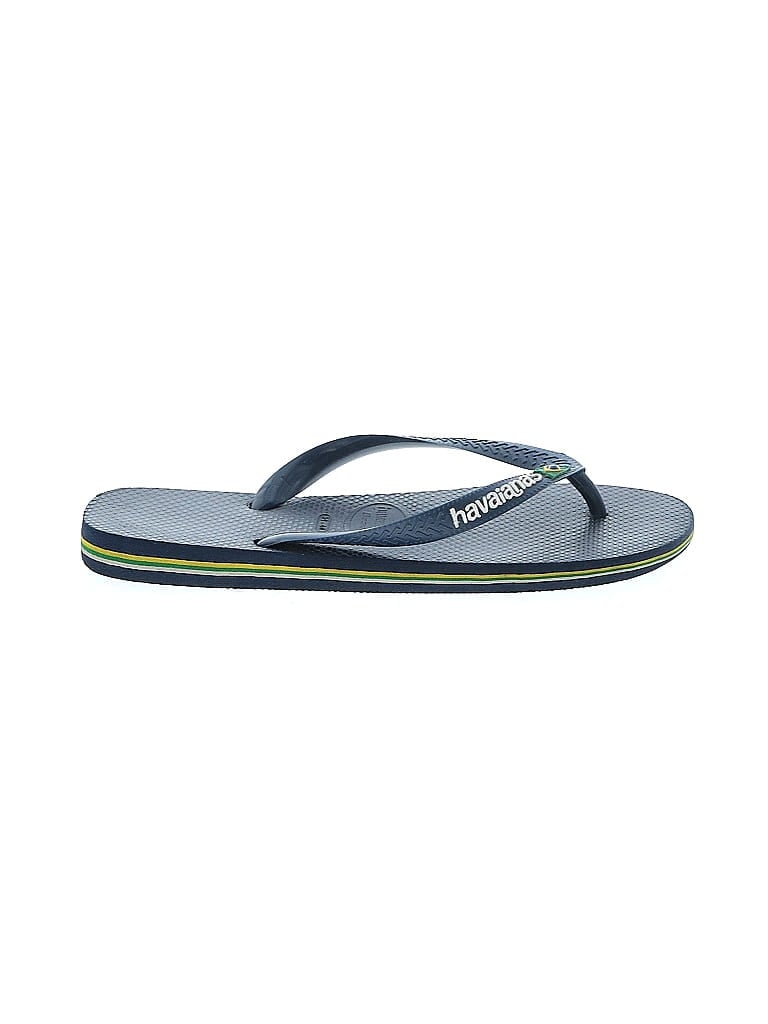 Pre-owned Havaianas Flip Flops In Blue
