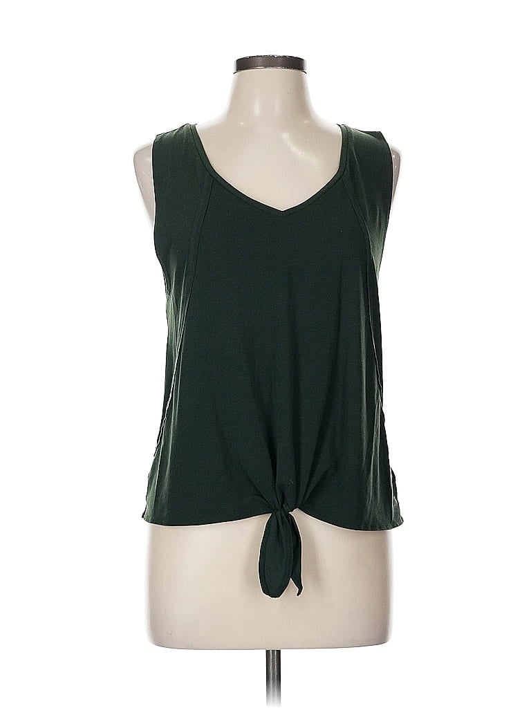 Pre-owned Gap Fit Sleeveless T-shirt In Green