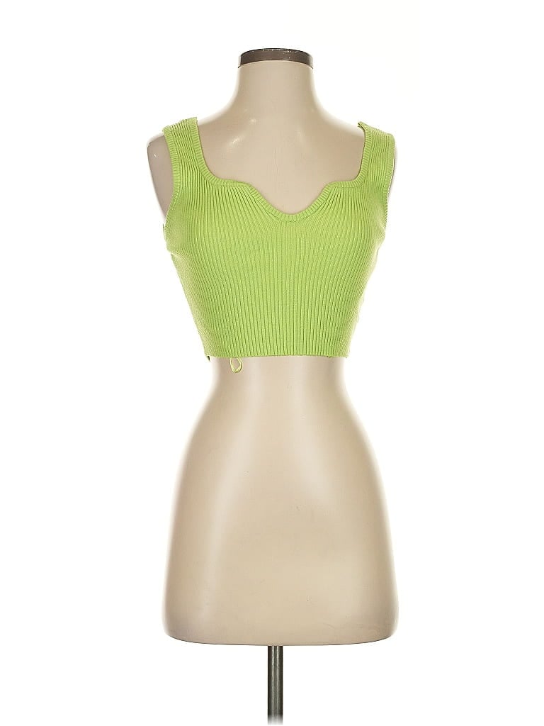 Pre-owned Cotton Candy La Sleeveless T-shirt In Green