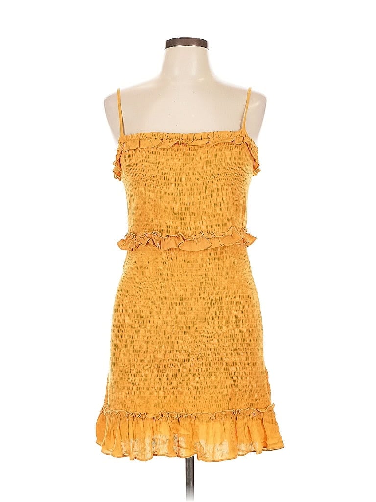 Pre-owned Le Lis Cocktail Dress In Yellow
