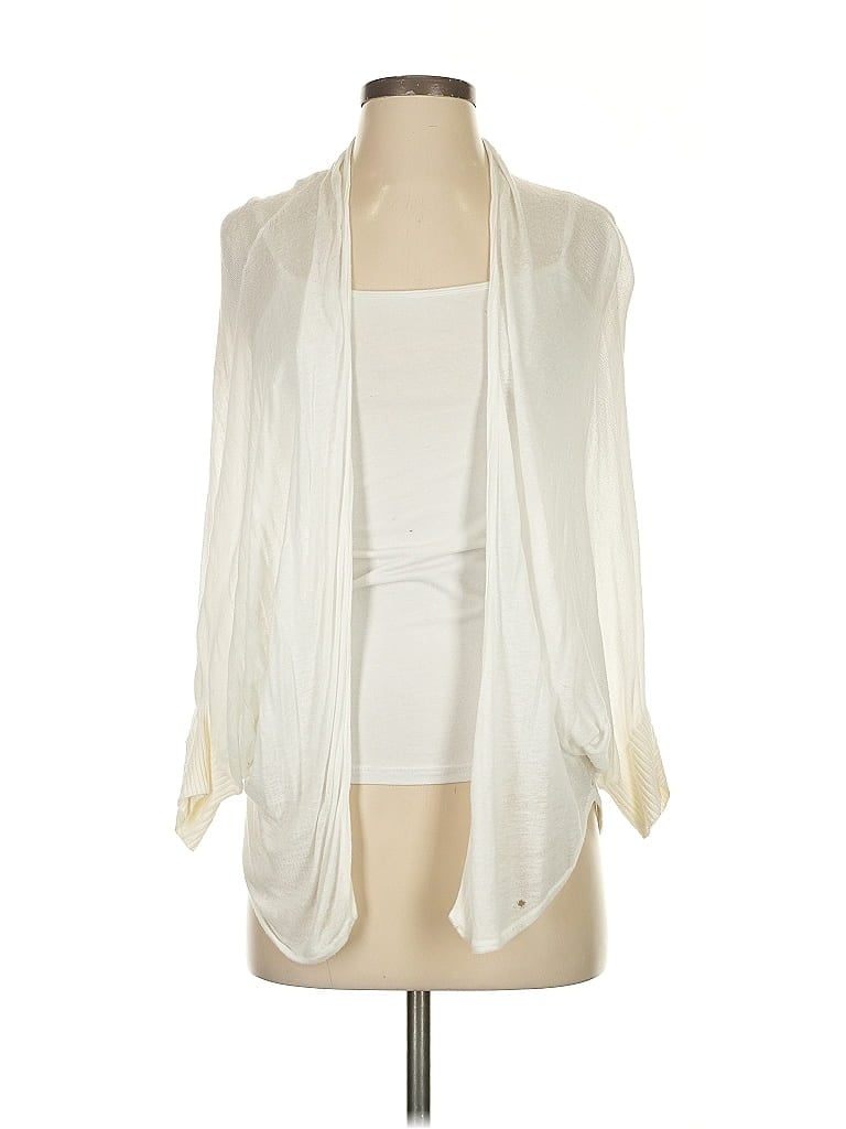 Pre-owned Unbranded Cardigan Sweater In White